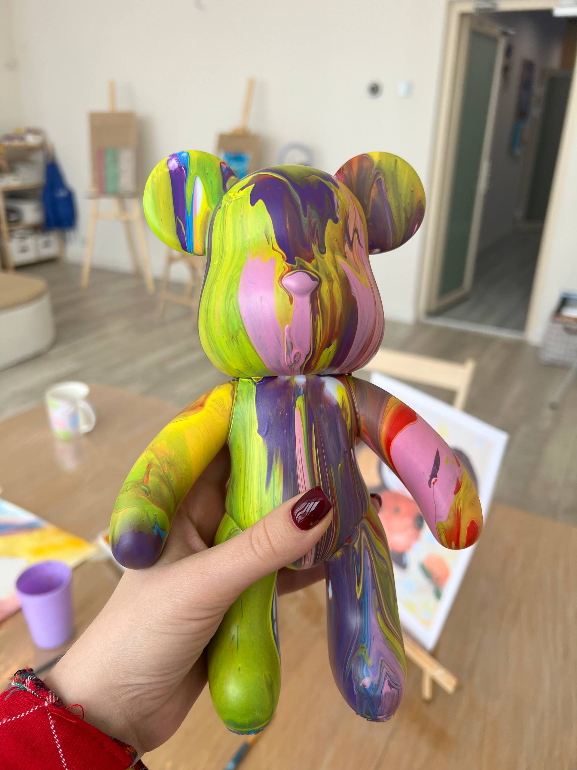 Роспись мишки Bearbrick - фото 1